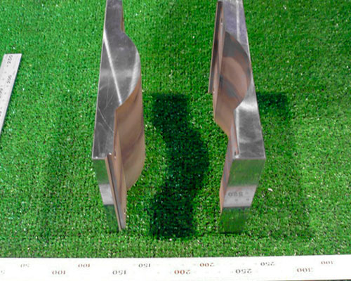 SS400ブロック材で簡易金型部品作成2