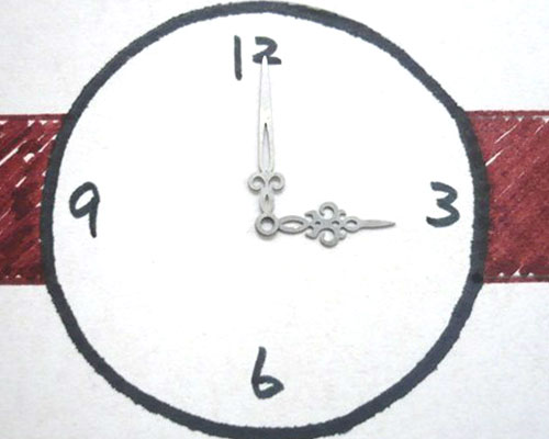 時計の針の試作品3